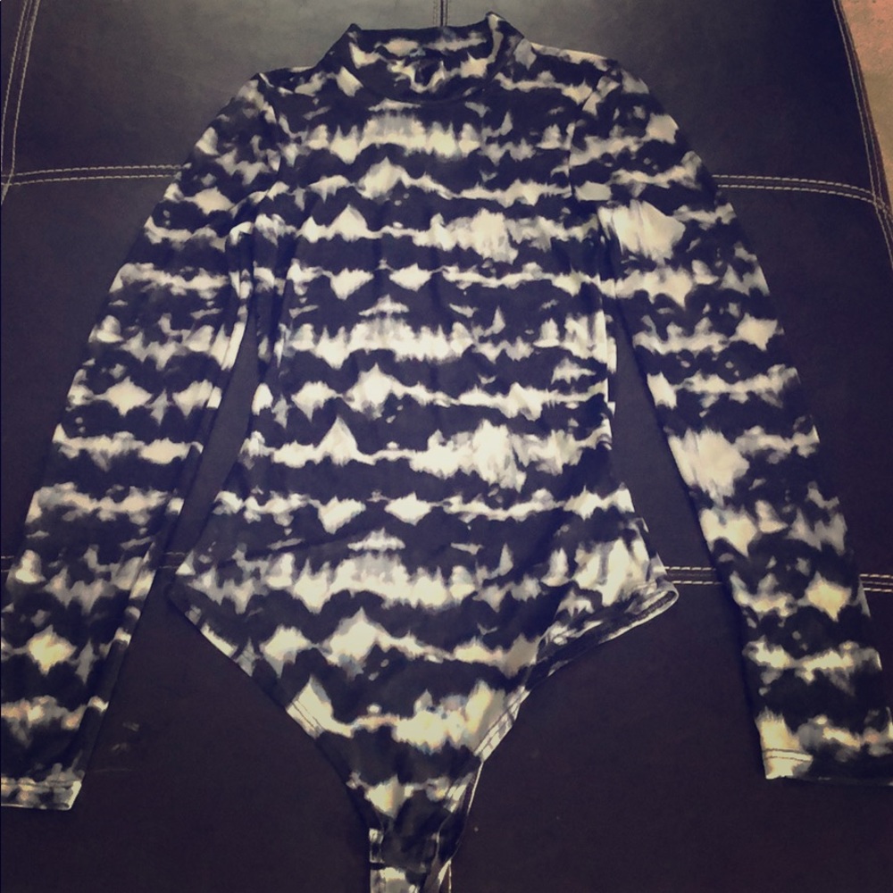 Long sleeved bodysuit by Haute Monde